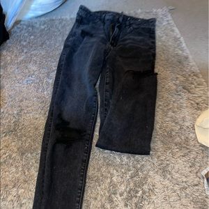 Black American eagle skinny jeans